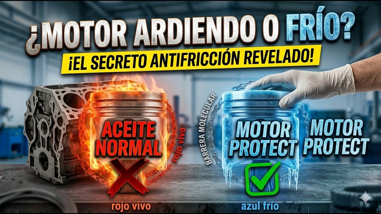 ¿Tu Motor está Protegido? 🛡️ Prueba de Fricción Extrema con Motor Protect STA