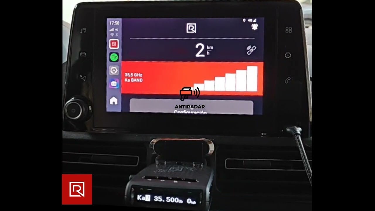 Radago Go detector radar alarma Apple CarPlay