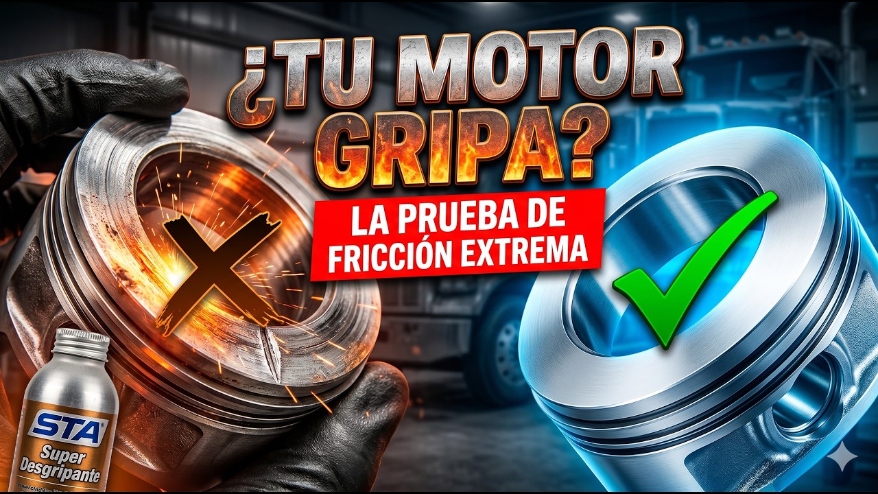 ¿TU MOTOR GRIPA? 😱 LA PRUEBA DE FRICCIÓN EXTREMA ⚙️🔥