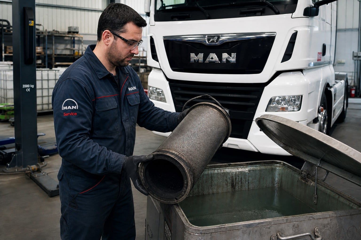 Limpieza DPF Camión MAN Sin Sustituirlo