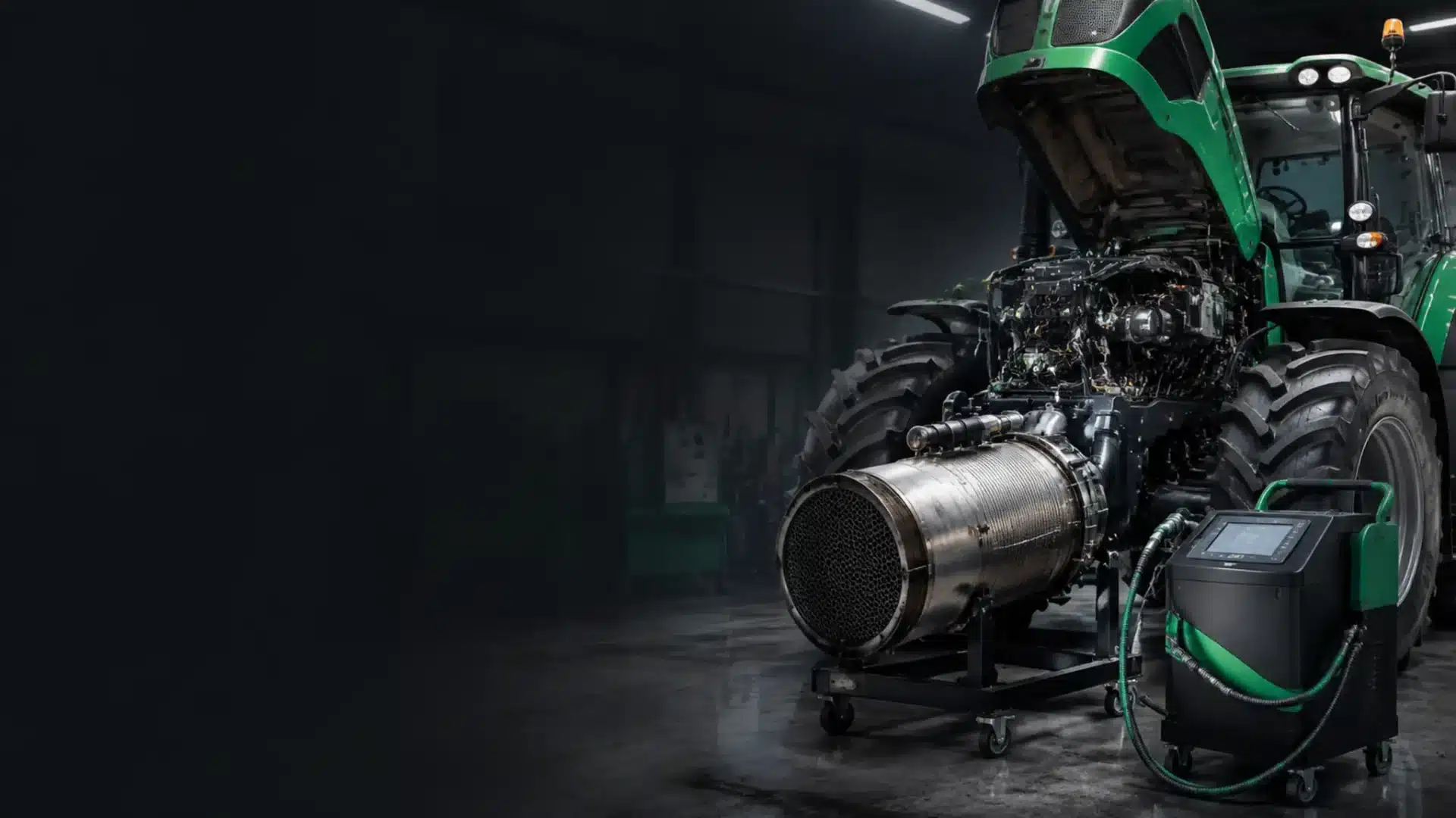 Limpieza DPF en tractores y maquinaria agrícola