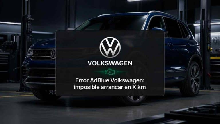 Volkswagen con error AdBlue e imposible arrancar en X km
