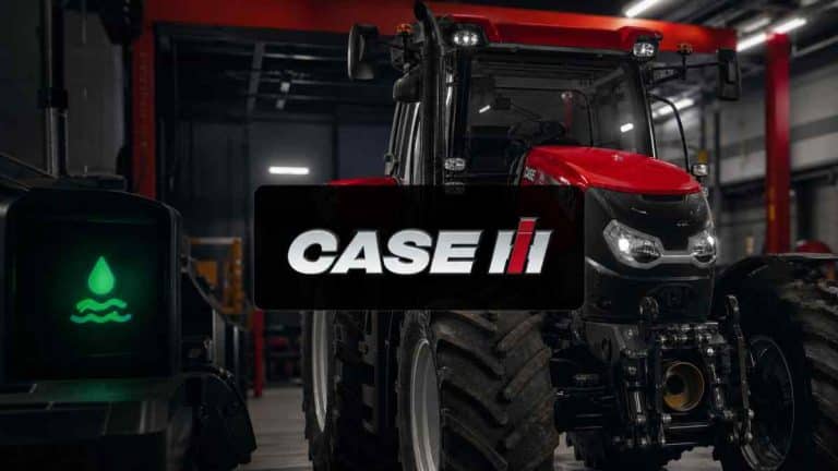 Tractor Case IH con aviso AdBlue y sistema SCR