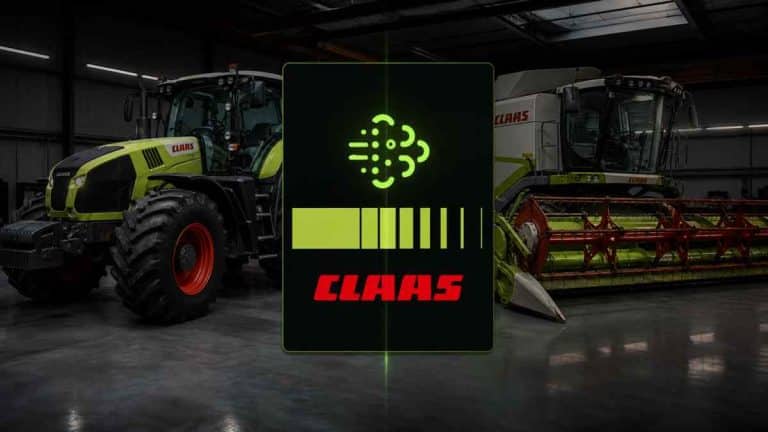 Tractor y cosechadora Claas con aviso AdBlue y sistema SCR
