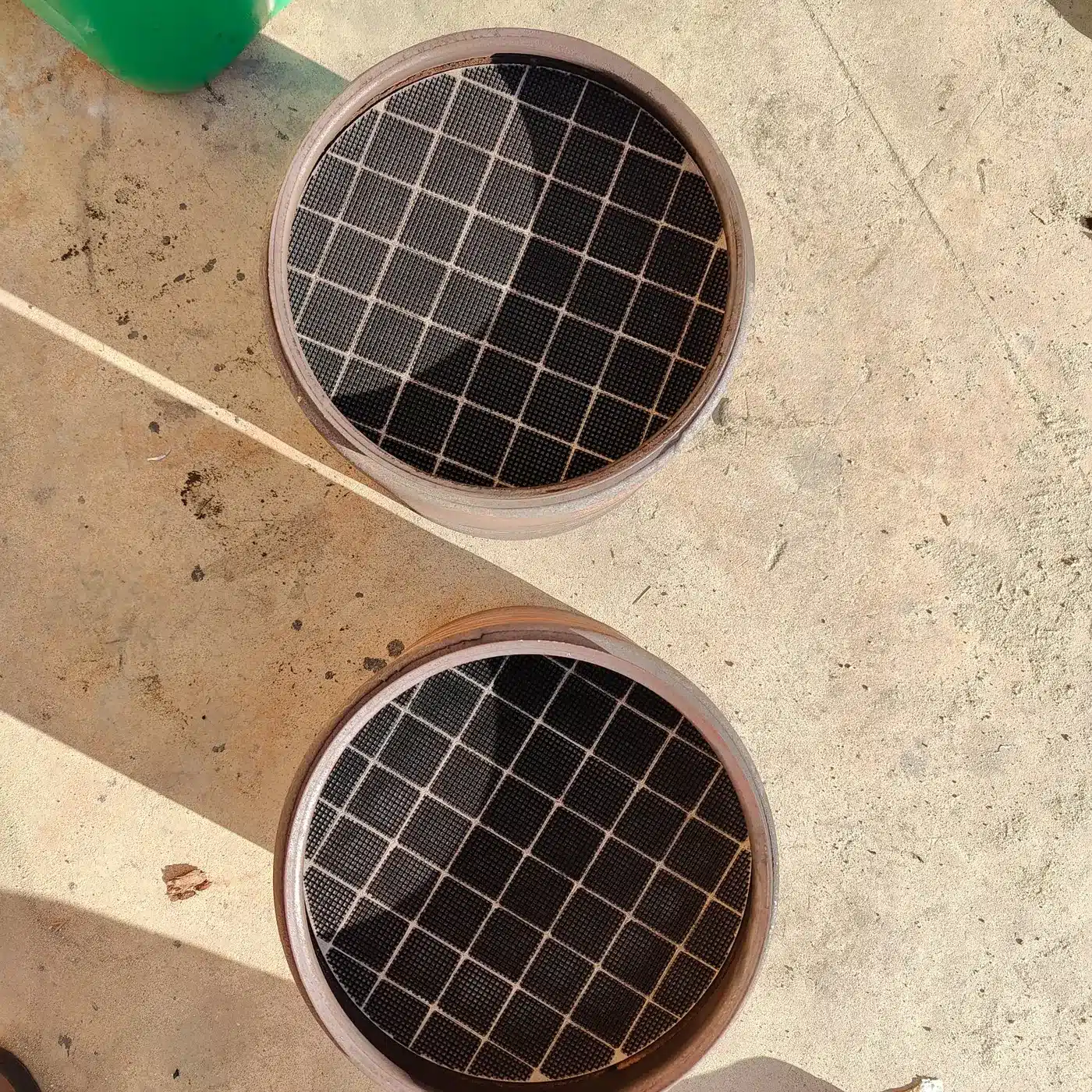 Filtro DPF Mercedes antes de la limpieza