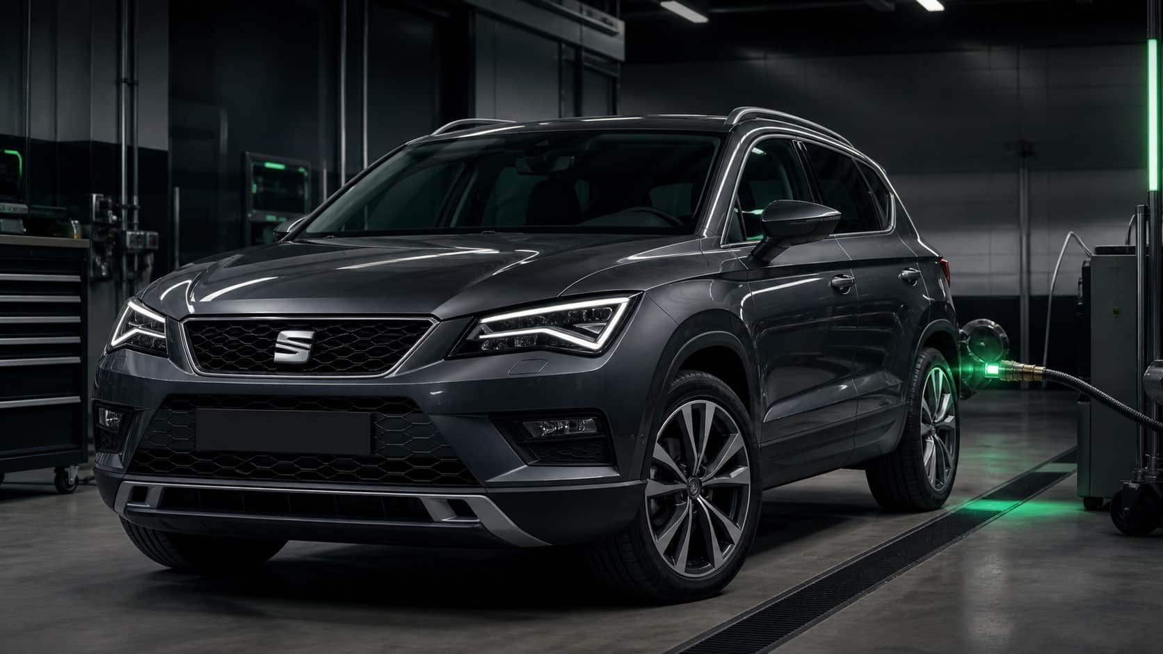 SEAT TDI en taller con diagnóstico de fallo AdBlue y sistema SCR