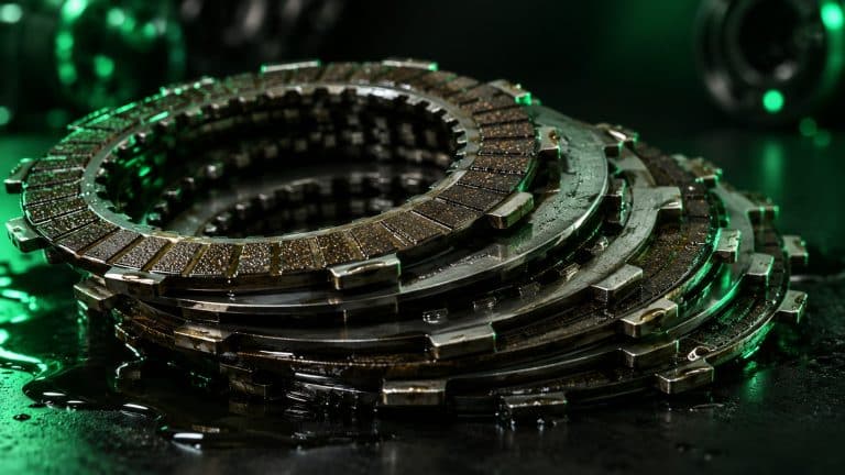 Paquete de discos de embrague húmedo de moto bañados en aceite