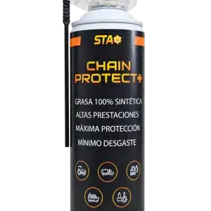 Aerosol Chain Protect+ STA de grasa 100 % sintética para cadenas de maquinaria agrícola, obra pública e industria