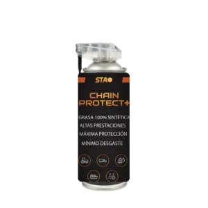 Aerosol Chain Protect + Antifricción STA de 400 ml, grasa 100 % sintética para cadenas